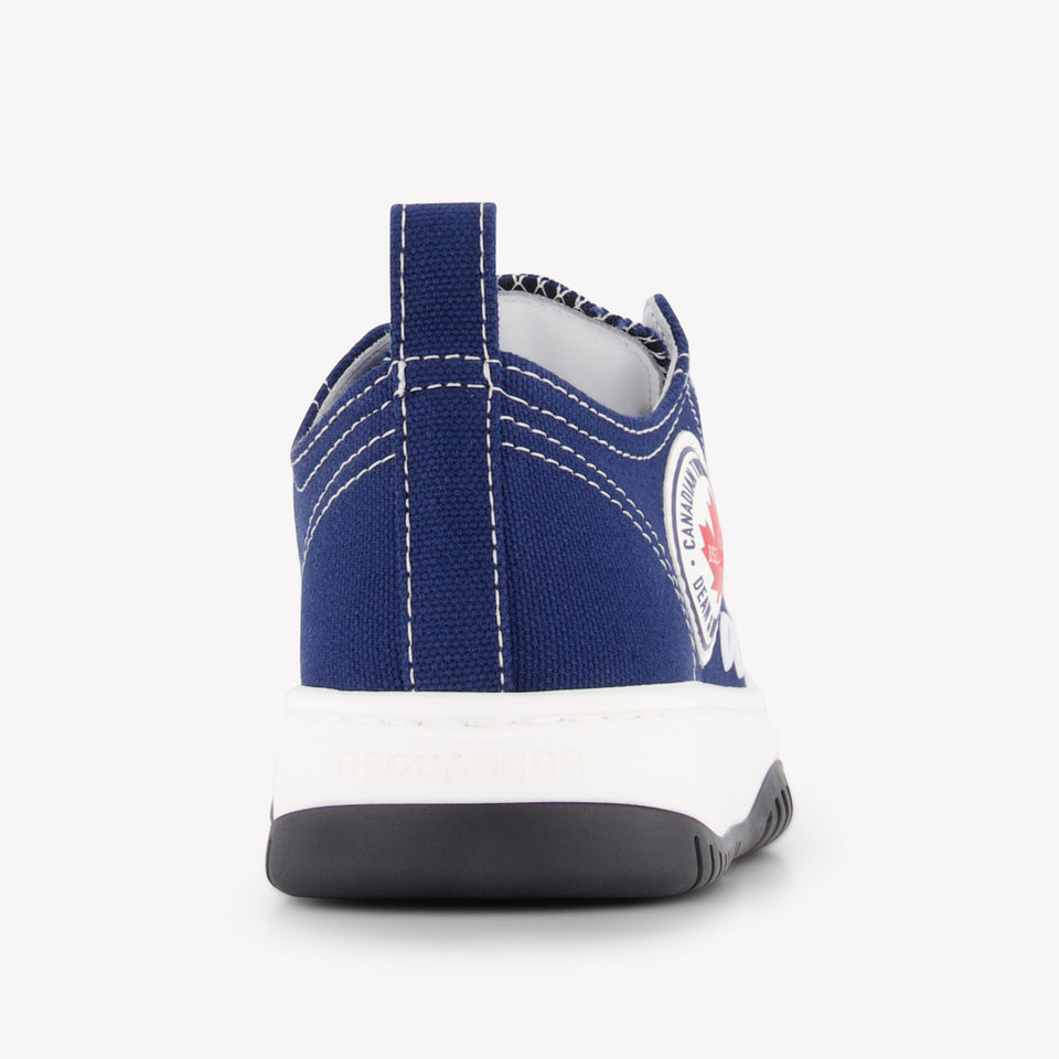 Dsquared2 Unisex Sneakers In Navy