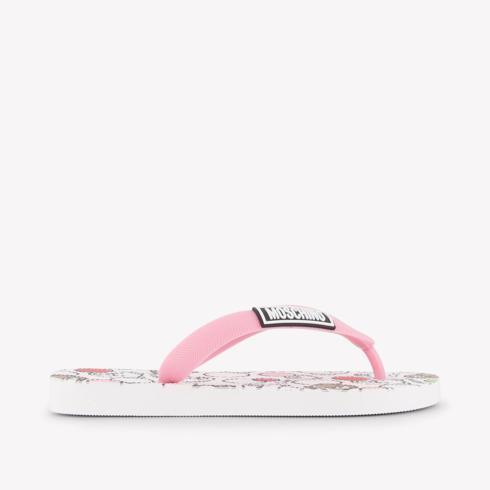 Moschino Girls Flipflops In Pink