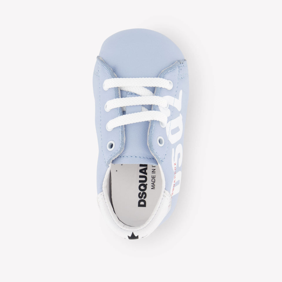 Dsquared2 Baby Unisex Sneakers In Licht Blauw