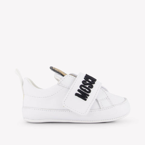 Moschino Baby Jongens Sneakers In Wit