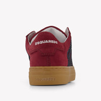 Dsquared2 Kinder Unisex Sneakers In Bordeaux