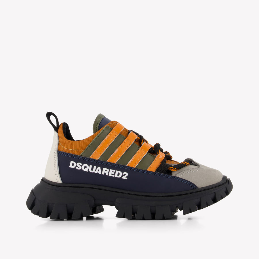 Dsquared2 Unisex Kids Sneakers in Orange
