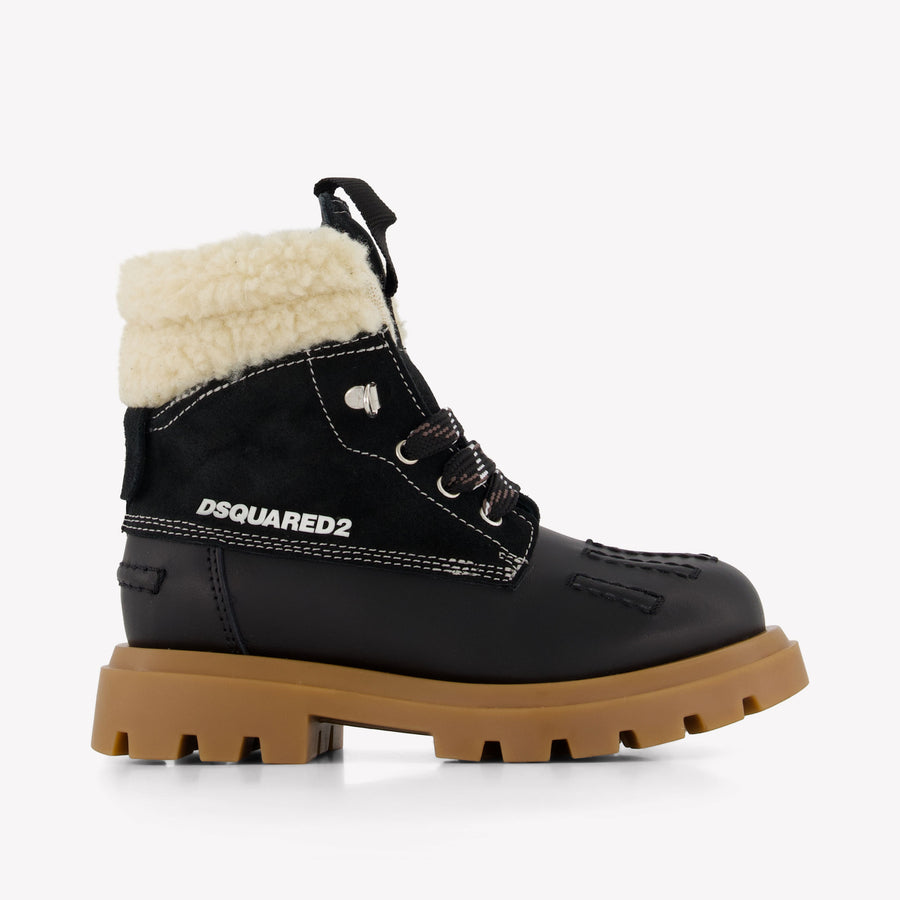 Dsquared2 Unisex Kids Boots in Black