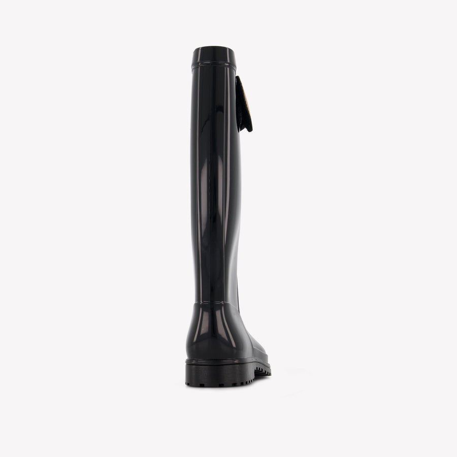Moschino Girls Boots In Black