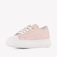 Moschino Girls Sneakers In Light Pink