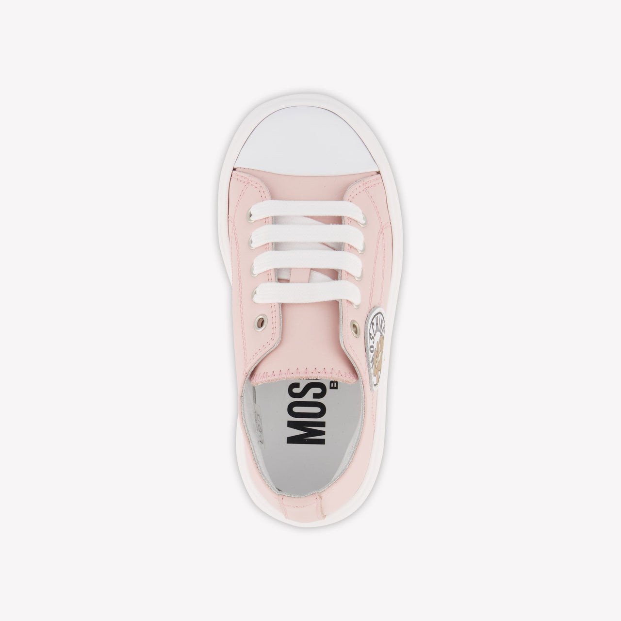 Moschino Girls Sneakers In Light Pink