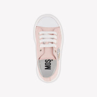 Moschino Girls Sneakers In Light Pink