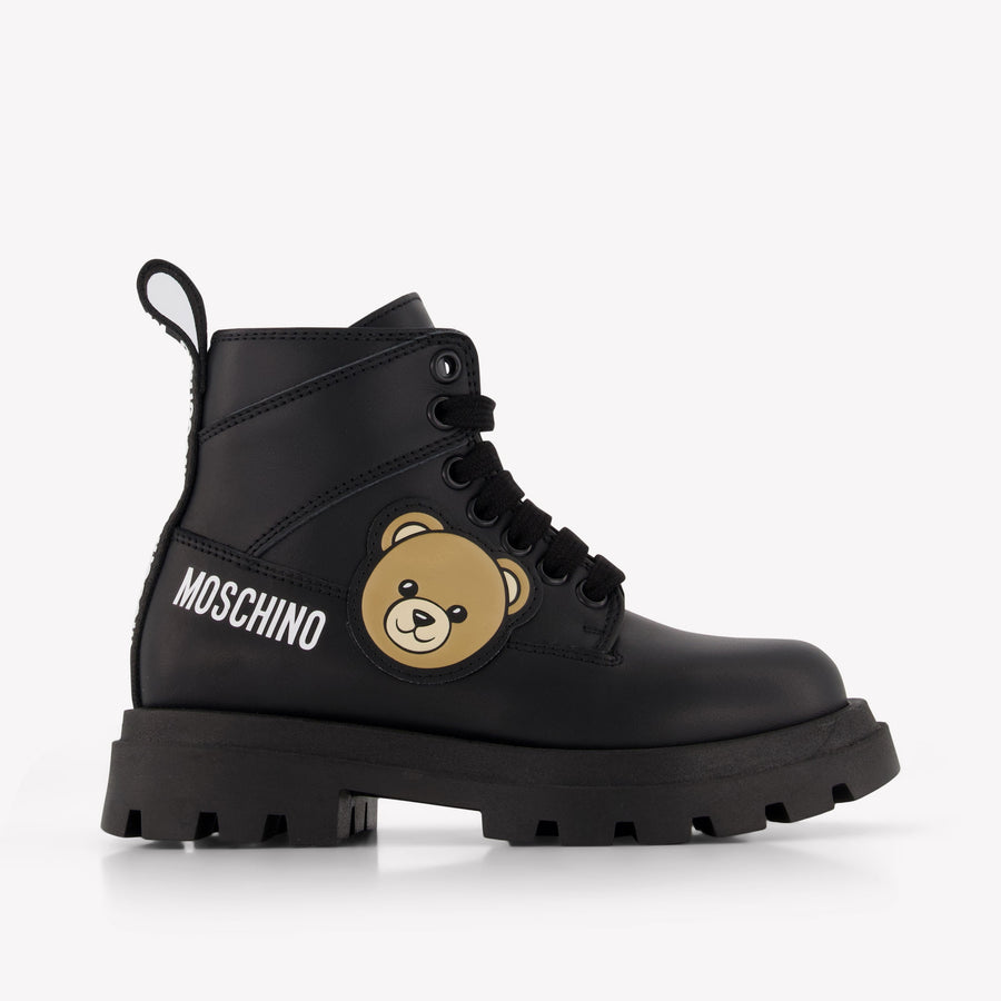 Moschino Unisex Laarzen In Zwart