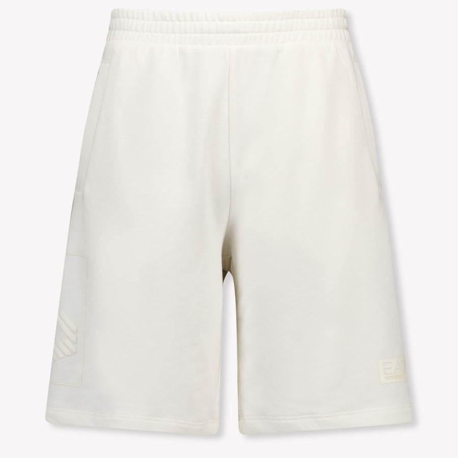 EA7 Kinder Jongens Shorts In Off White