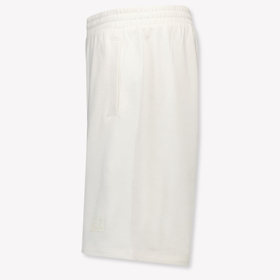 EA7 Kinder Jongens Shorts In Off White