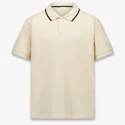EA7 Kids Boys Polo In Beige