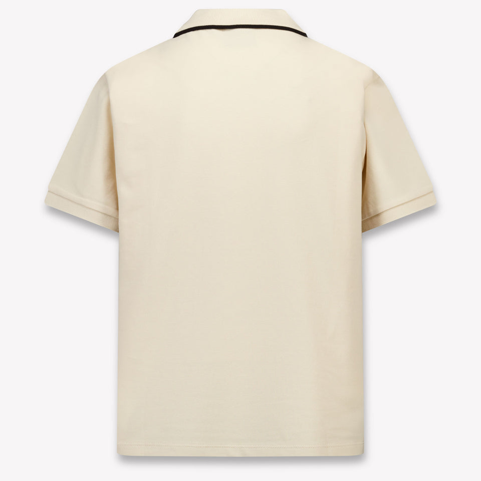 EA7 Kids Boys Polo In Beige
