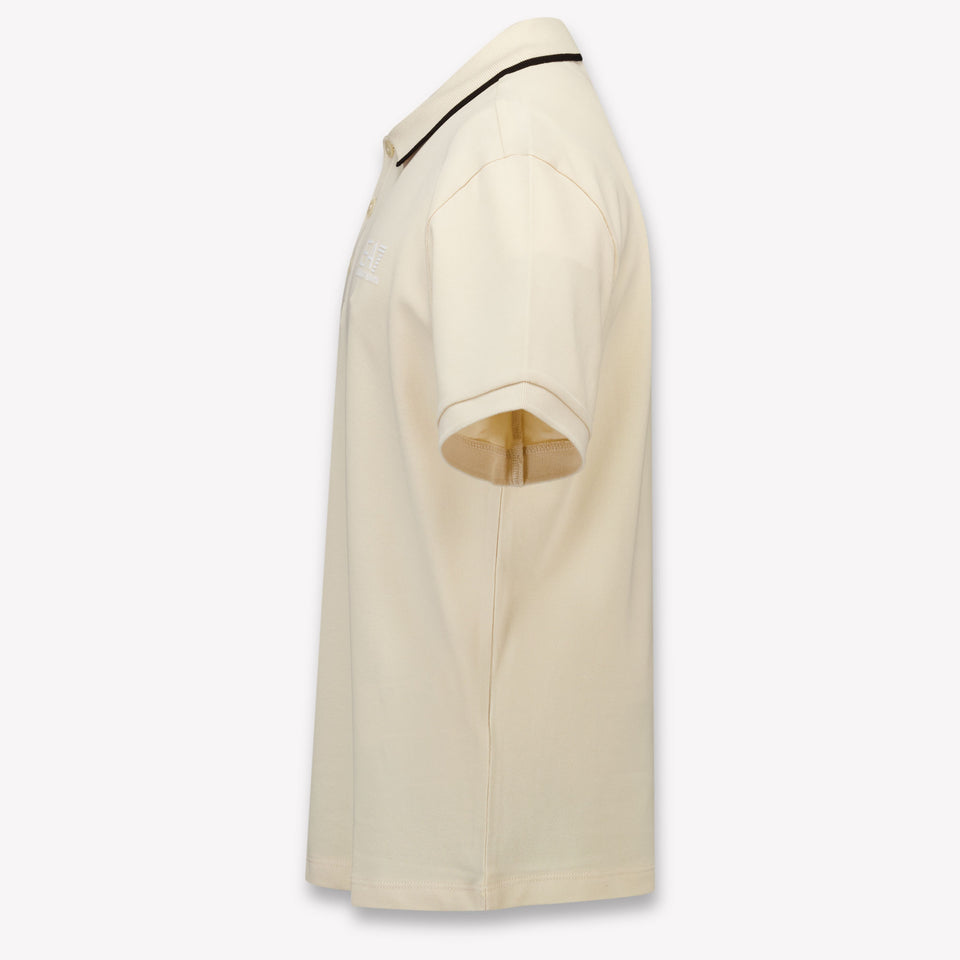 EA7 Kids Boys Polo In Beige
