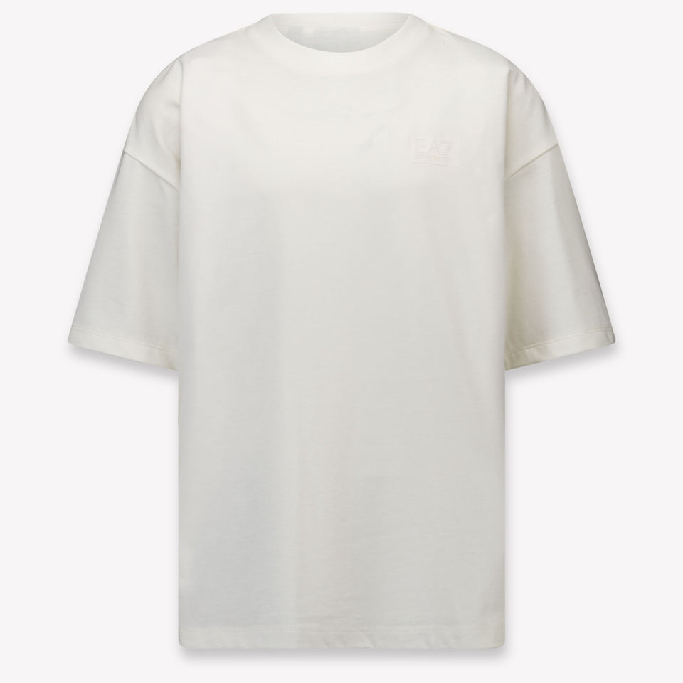 EA7 Kids Boys T-Shirt In OffWhite