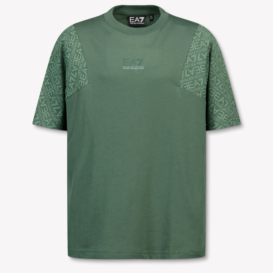 EA7 Kinder Jongens T-Shirt In Army