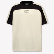 EA7 Kids Boys T-Shirt In OffWhite