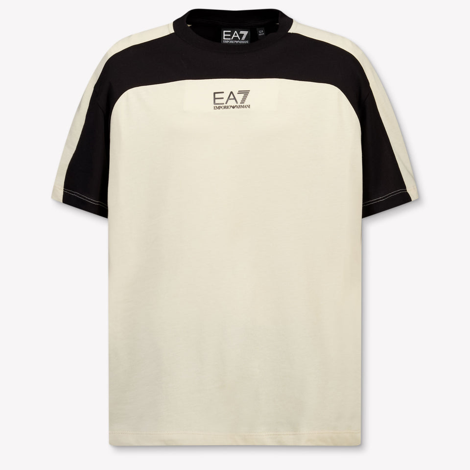 EA7 Kids Boys T-Shirt In OffWhite