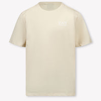 EA7 Kids Boys T-Shirt In Beige