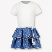 Twinset Kids Girls Dress In White
