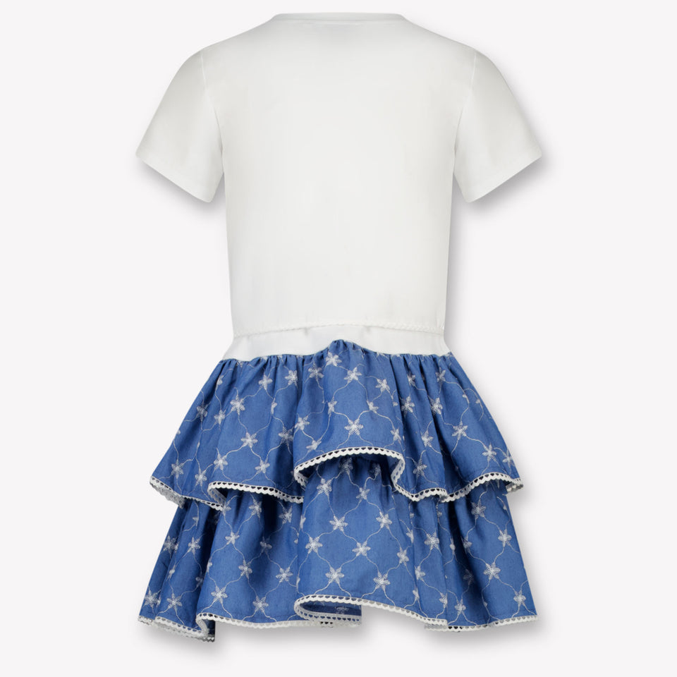 Twinset Kids Girls Dress In White
