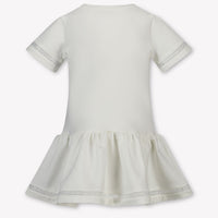 Twinset Kids Girls Dress In White