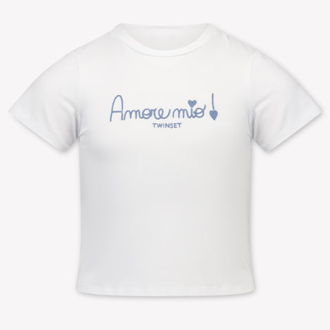 Twinset Kids Girls T-Shirt In White