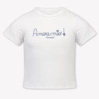 Twinset Kinder Meisjes T-Shirt In Wit