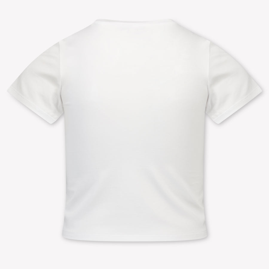 Twinset Kinder Meisjes T-Shirt In Wit