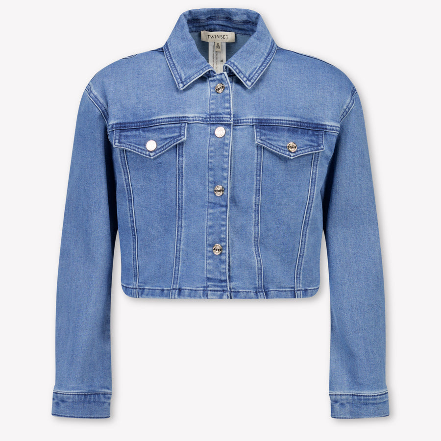 Twinset Girls Denim Jacket in Jeans
