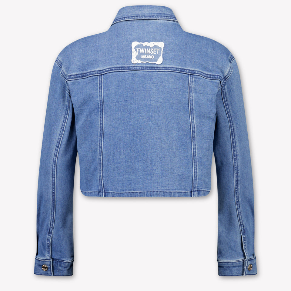 Twinset Kids Girls Jackets In Jeans
