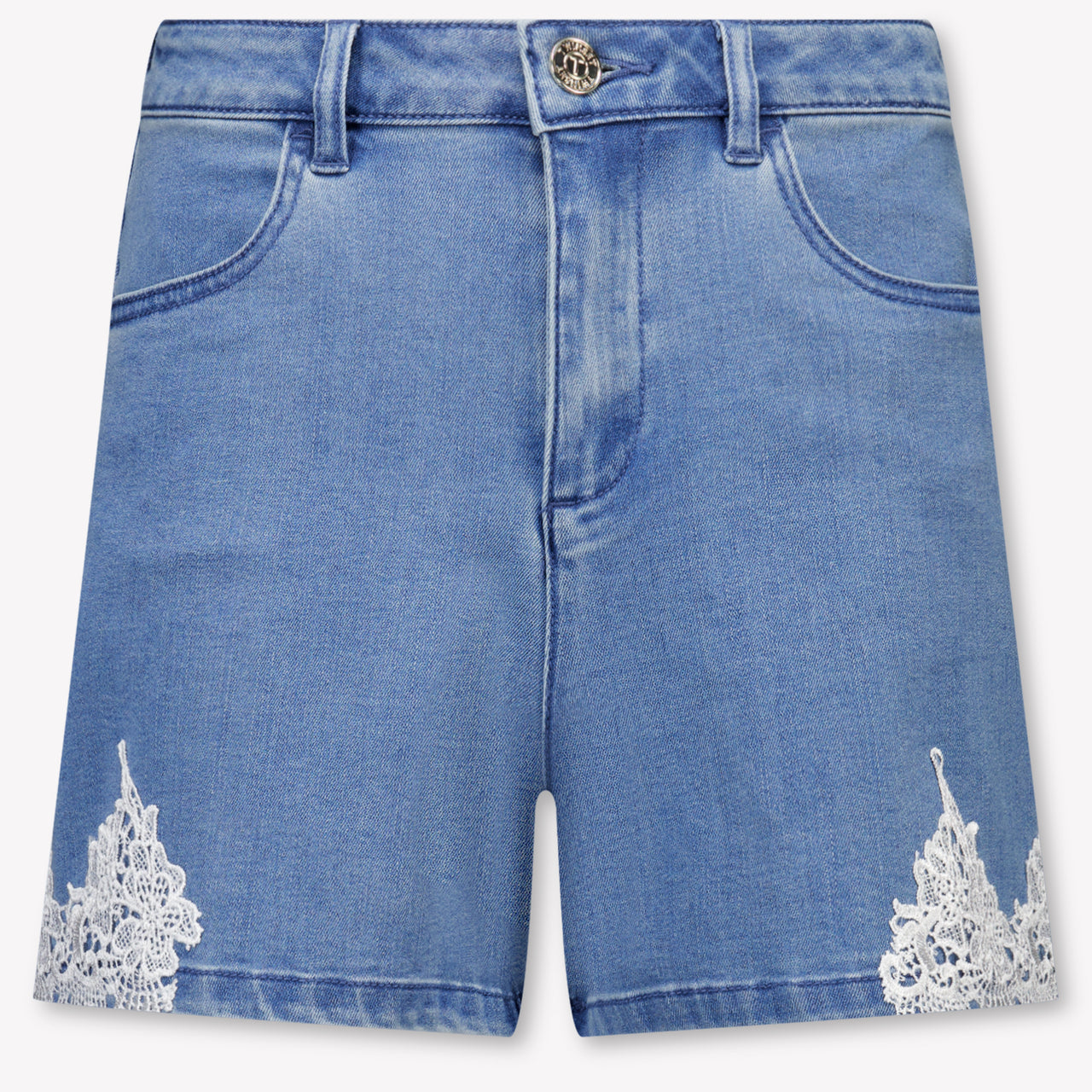 Twinset Kids Girls Shorts In Jeans