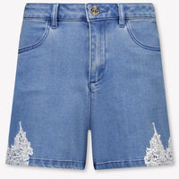 Twinset Kids Girls Shorts In Jeans