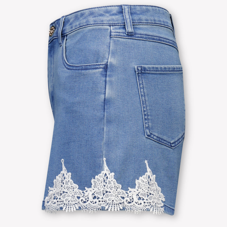 Twinset Kinder Meisjes Shorts In Jeans