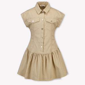 Twinset Kids Girls Dress In Beige