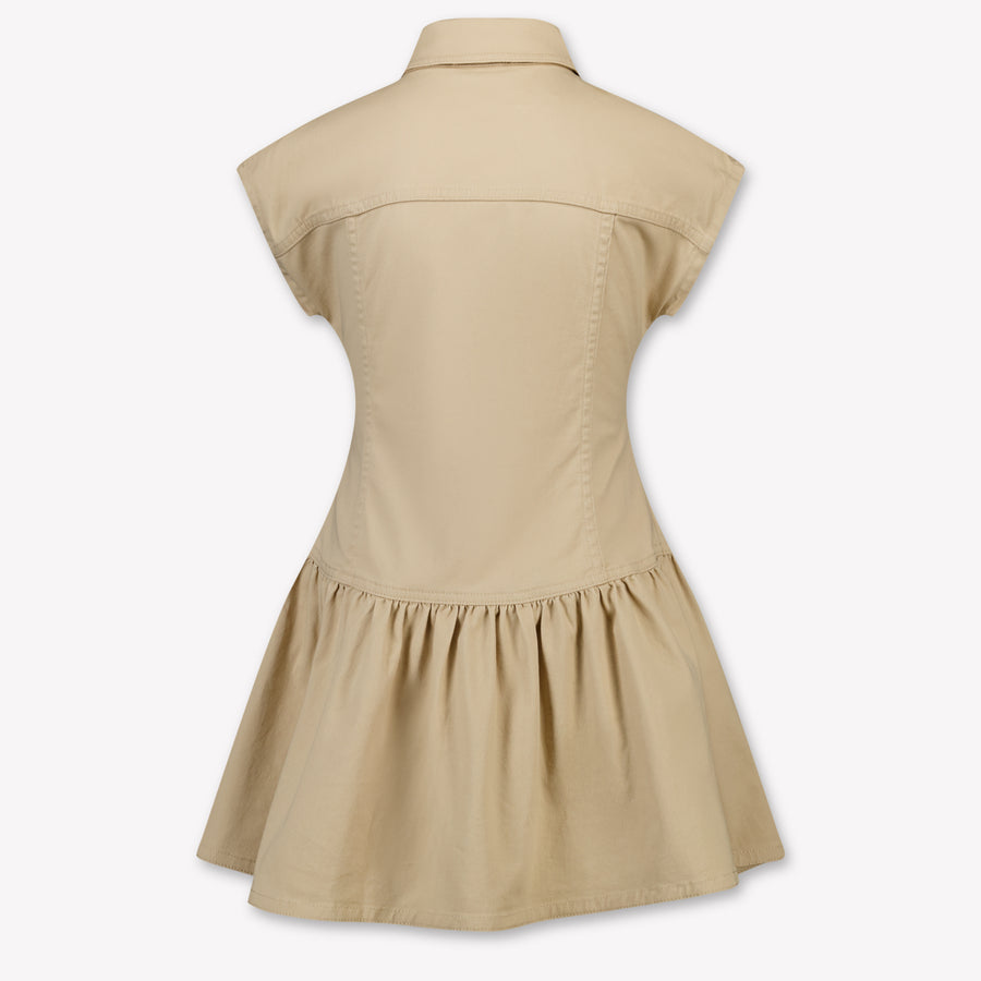 Twinset Kids Girls Dress In Beige
