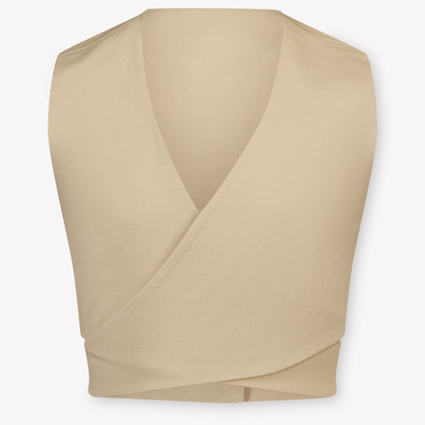 Twinset Kids Girls T-Shirt In Beige