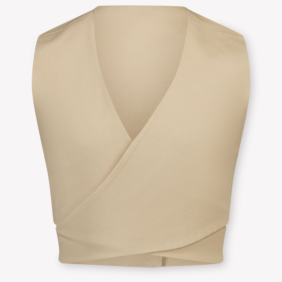 Twinset Kids Girls T-Shirt In Beige