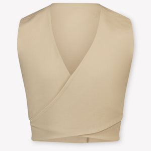 Twinset Kids Girls T-Shirt In Beige