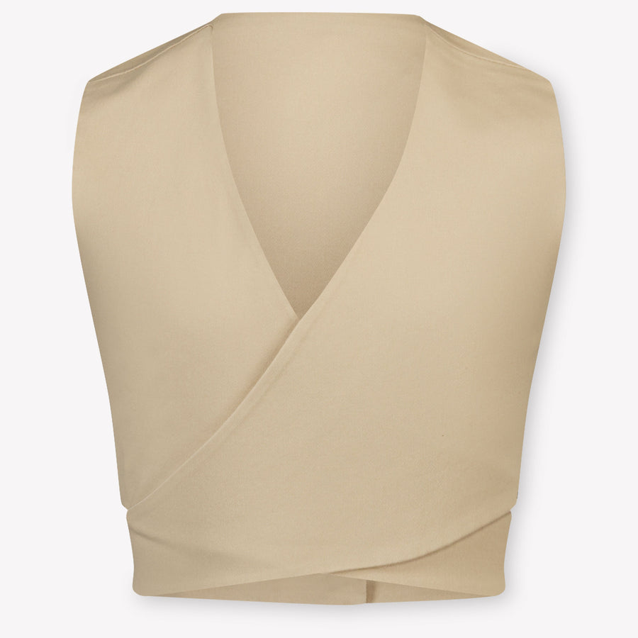 Twinset Kids Girls T-Shirt In Beige