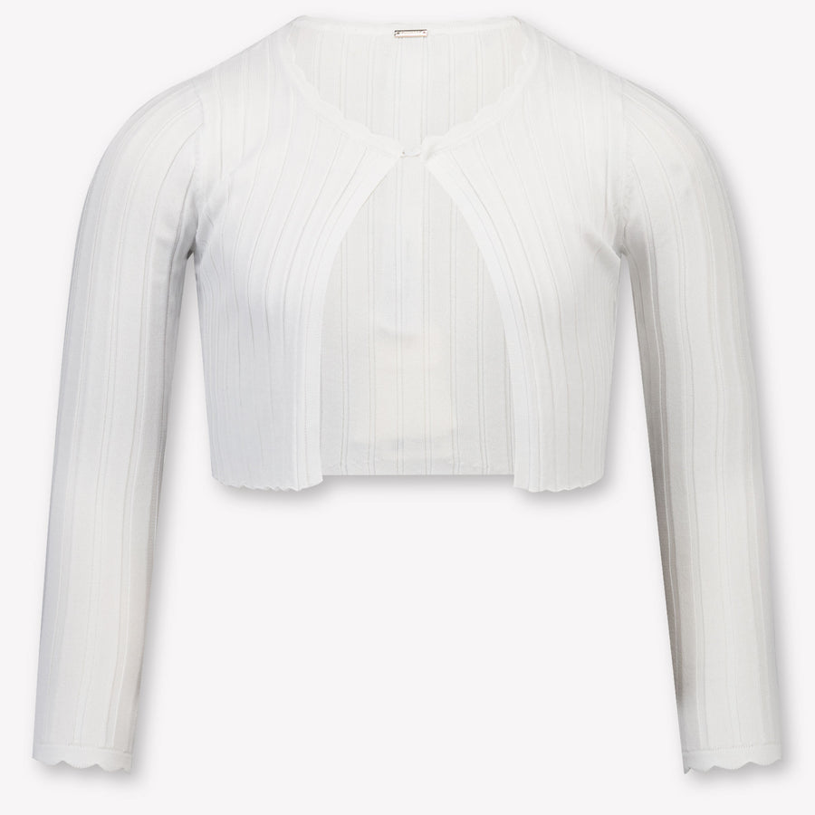 Twinset Girls Cardigan in White