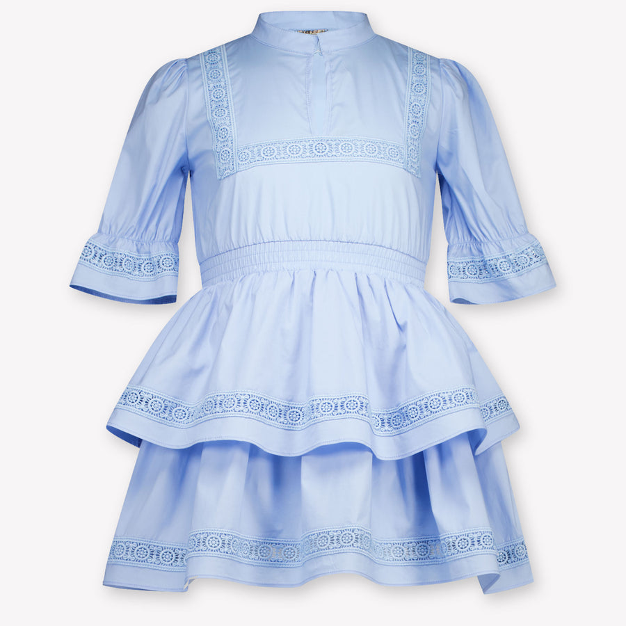 Twinset Kinder Meisjes Jurk In Licht Blauw