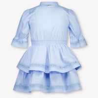 Twinset Kinder Meisjes Jurk In Licht Blauw