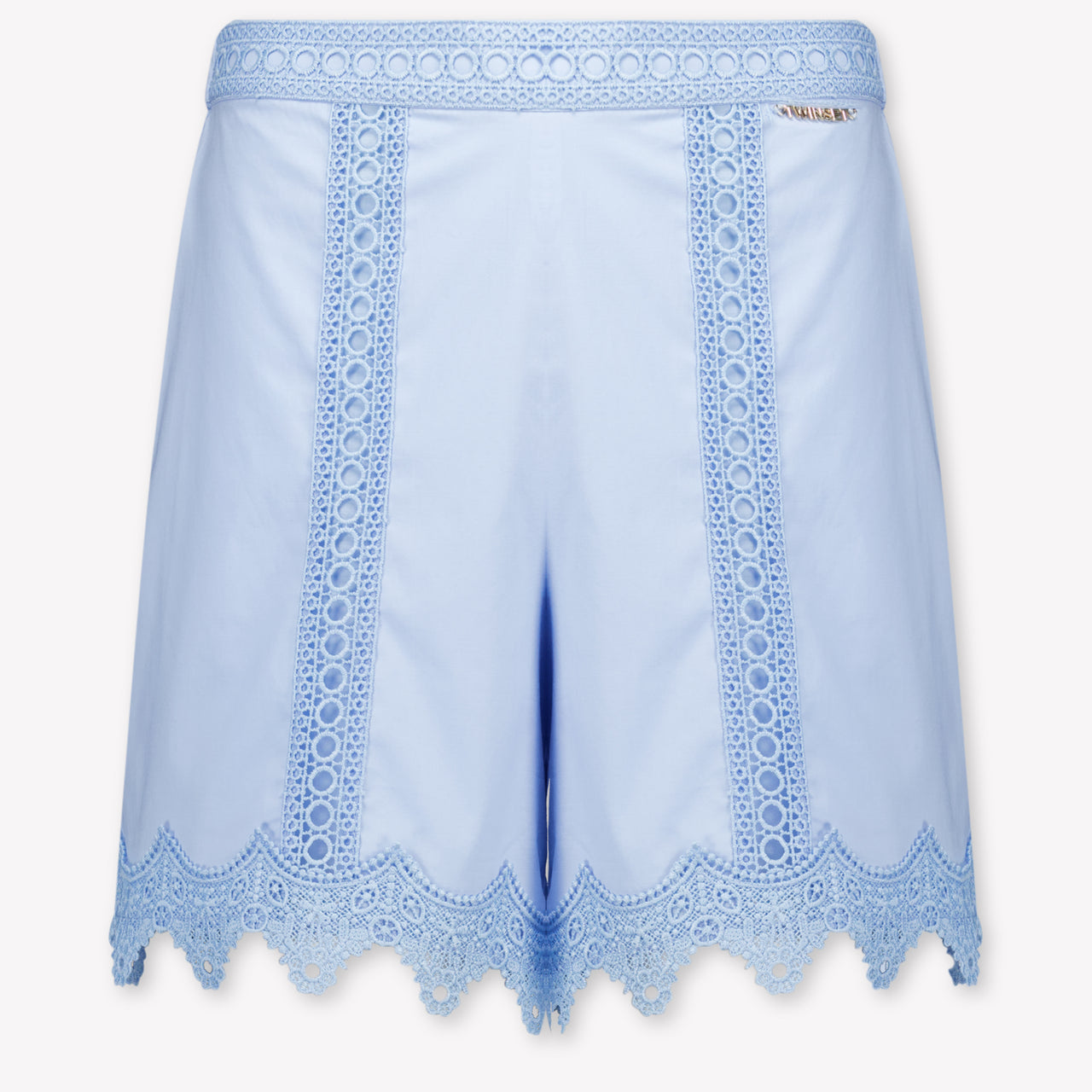 Twinset Kids Girls Shorts In Light Blue