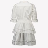 Twinset Kinder Meisjes Jurk In Off-white