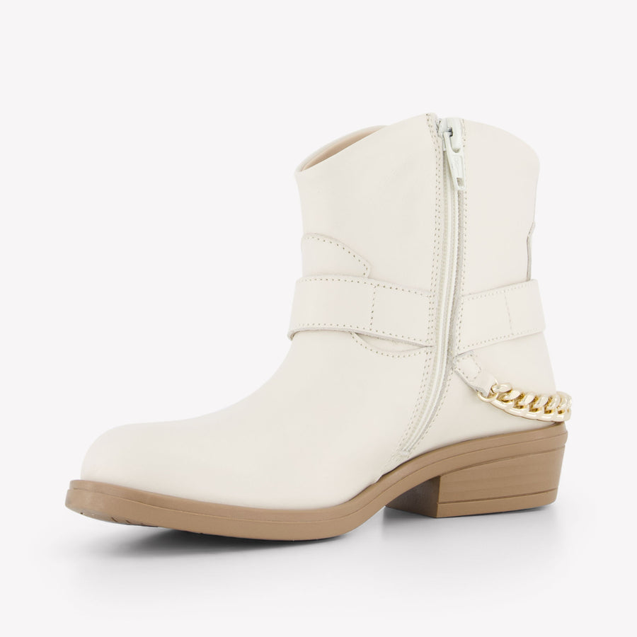 Twinset Meisjes Laarzen In Ecru