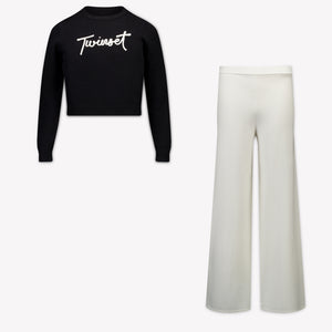 Twinset Kids Girls Set In Black