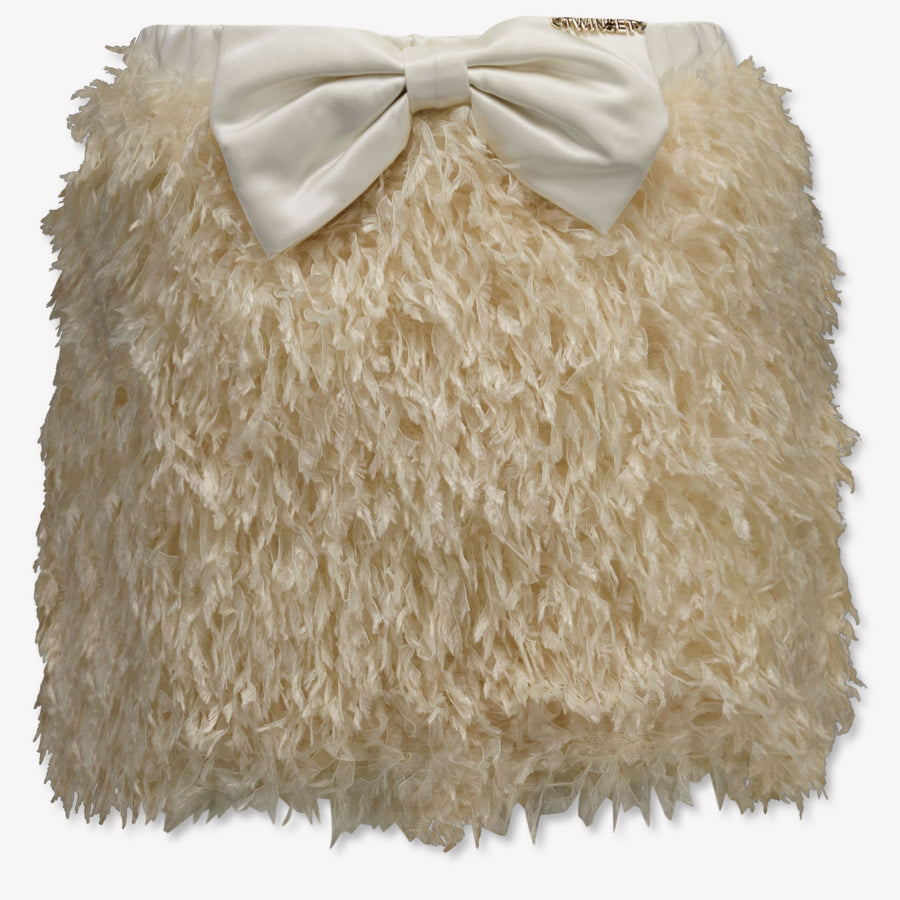 Twinset Girls Skirt in Off-White
