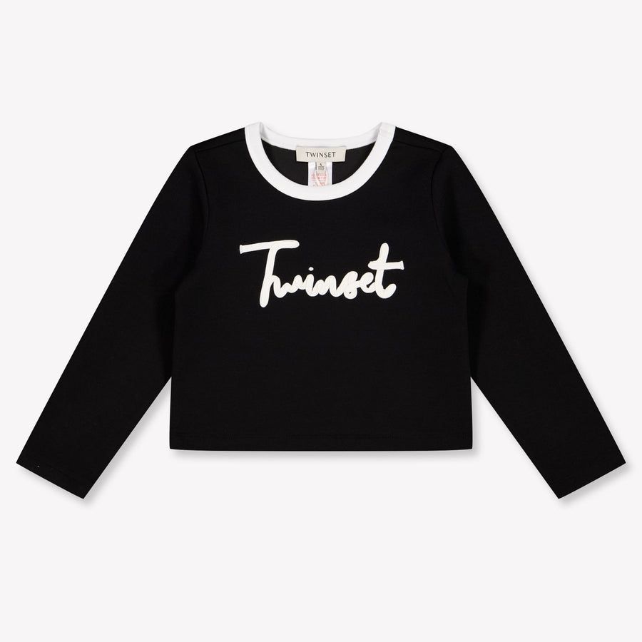 Twinset Kids Girls Sweater In Black