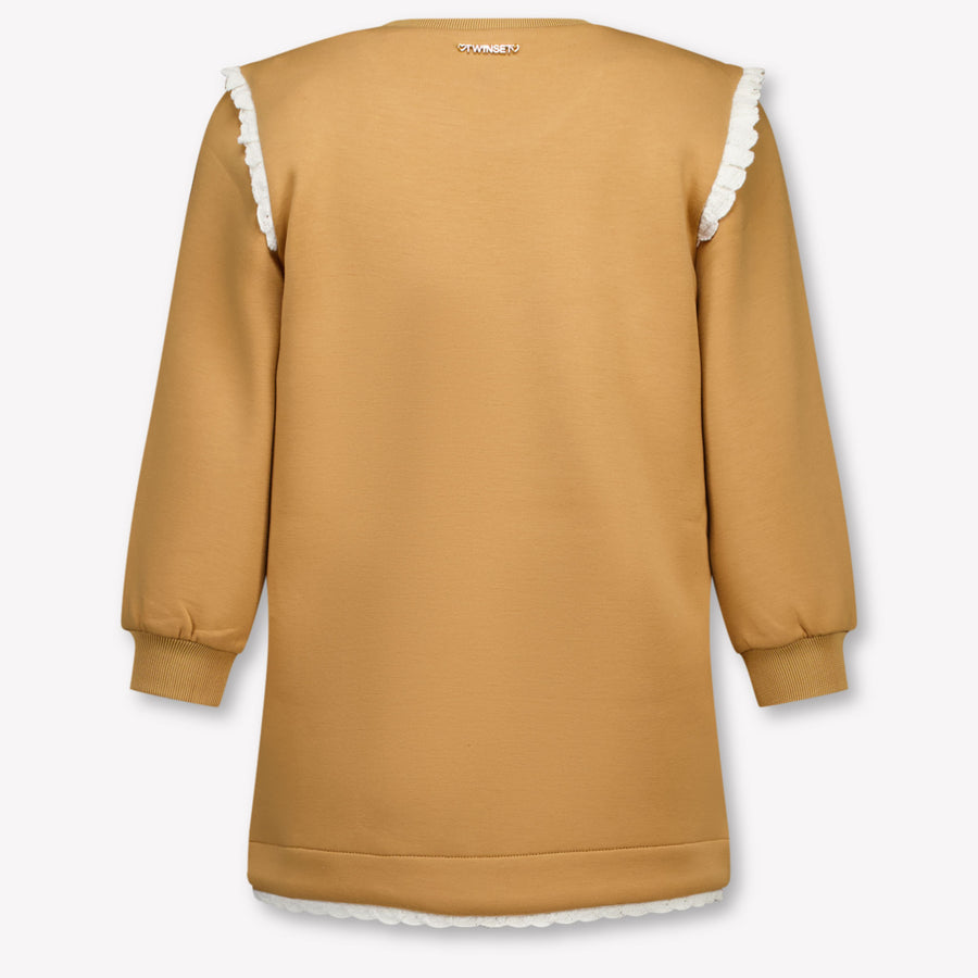 Twinset Girls Dress in Beige