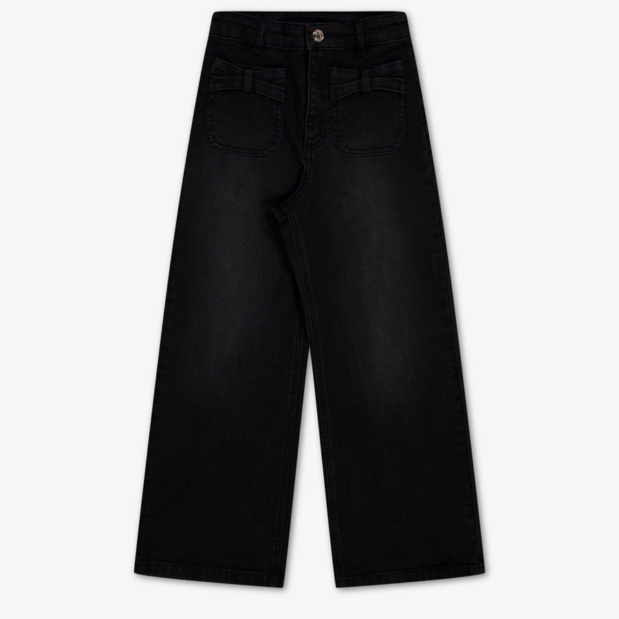Twinset Girls Jeans in Black